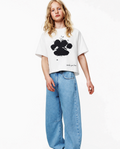 White Paw Print Tee